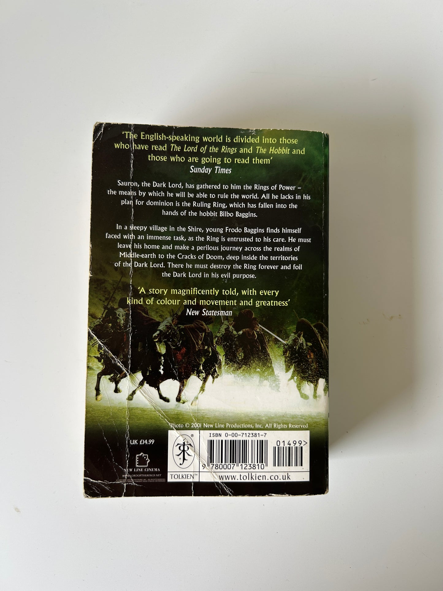 The Lord of the Rings – J.R.R. Tolkien