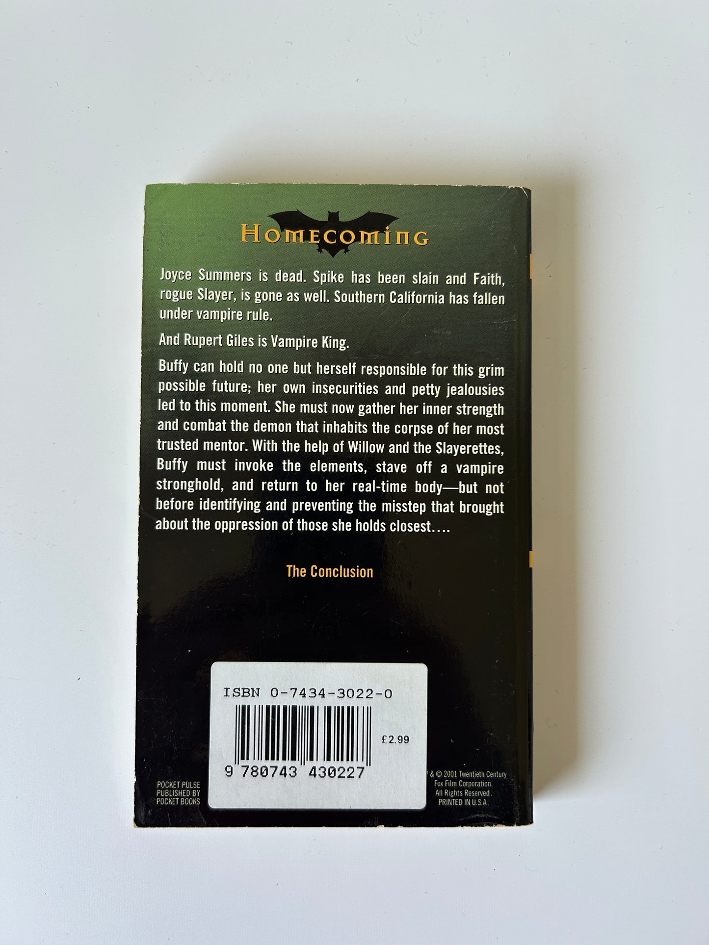 Buffy the Vampire Slayer: The Lost Slayer Part Four: Original Sins - Christopher Golden