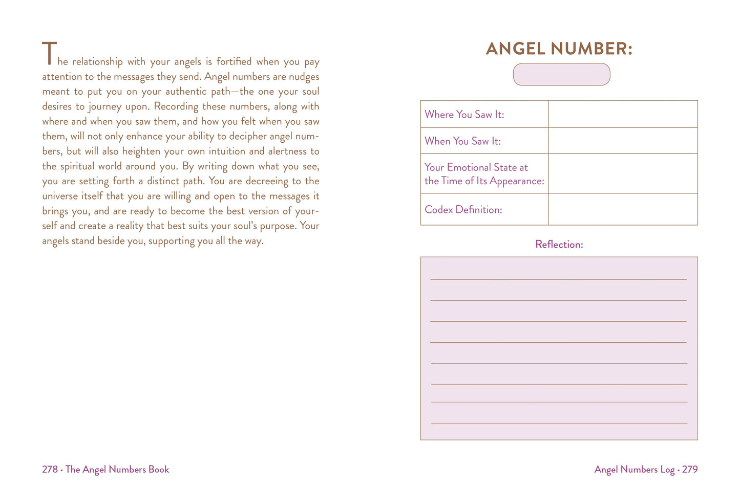 Angel Numbers Book - Mystic Michaela