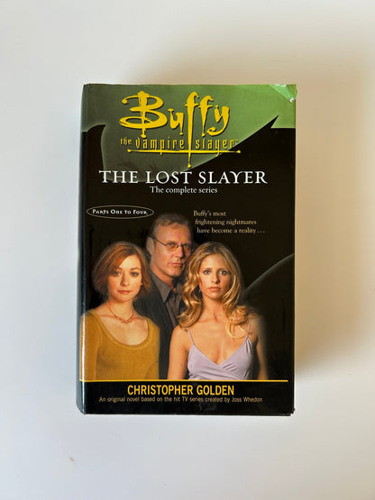 Book titled 'Buffy the Vampire Slayer: The Lost Slayer' on a white background