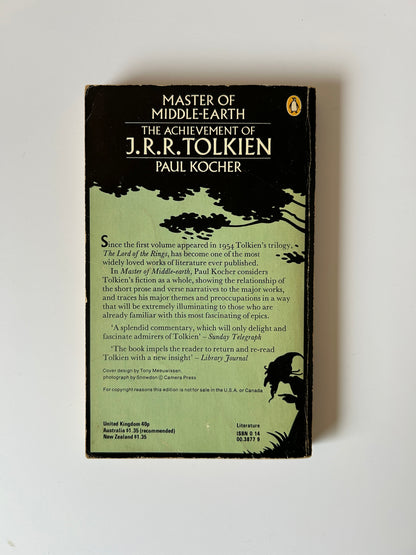 Master of Middle-earth: The Achievement of J.R.R. Tolkien – Paul Kocher
