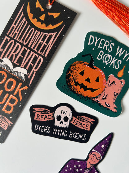 Dyers Wynd Books 'Read In Peace' Sticker