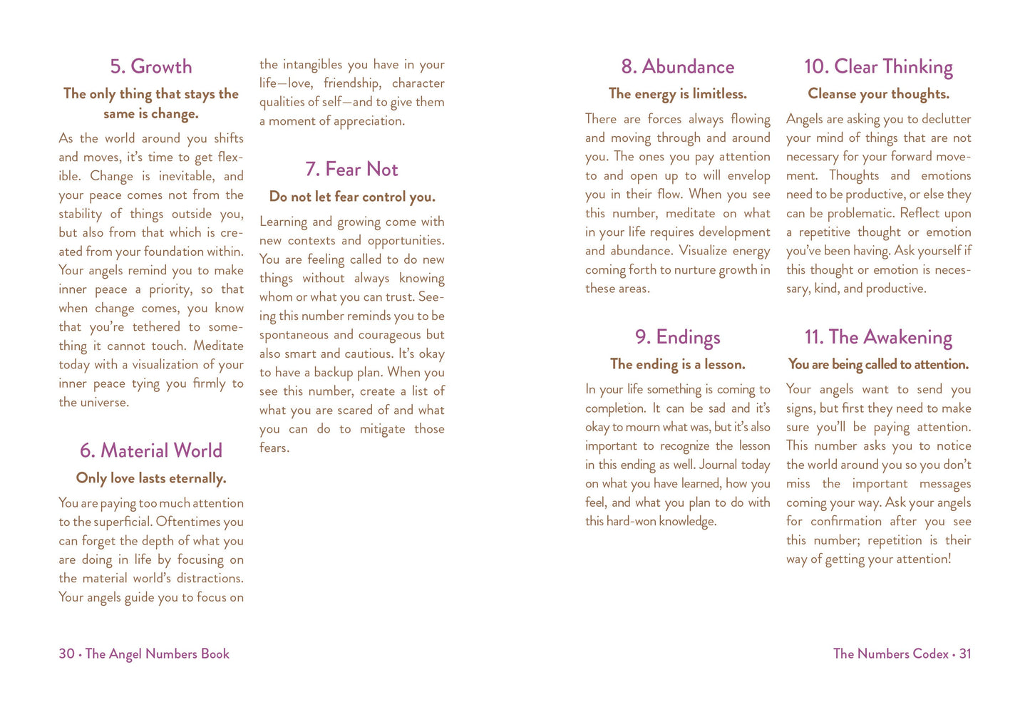Angel Numbers Book - Mystic Michaela